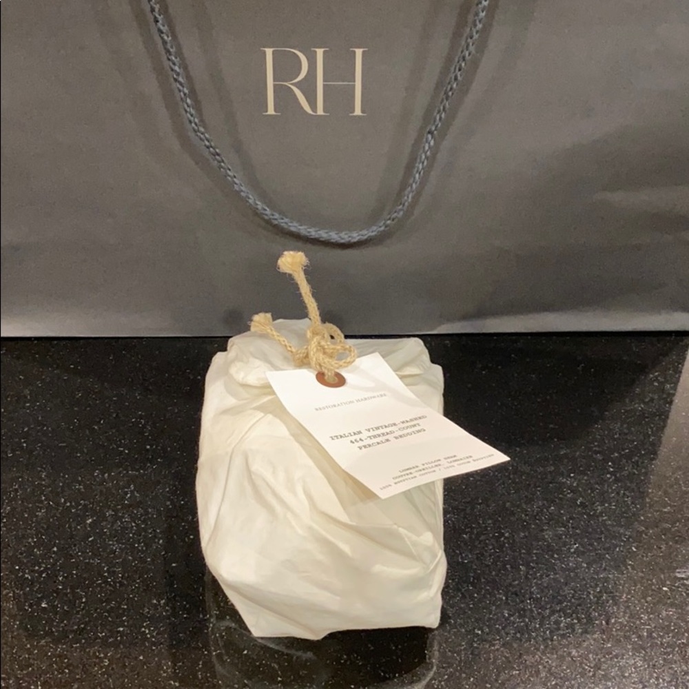 Restoration Hardware Italian Washed Percale Sham